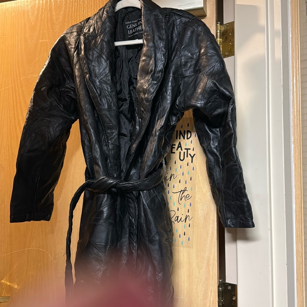 Large genuine letter overcoat